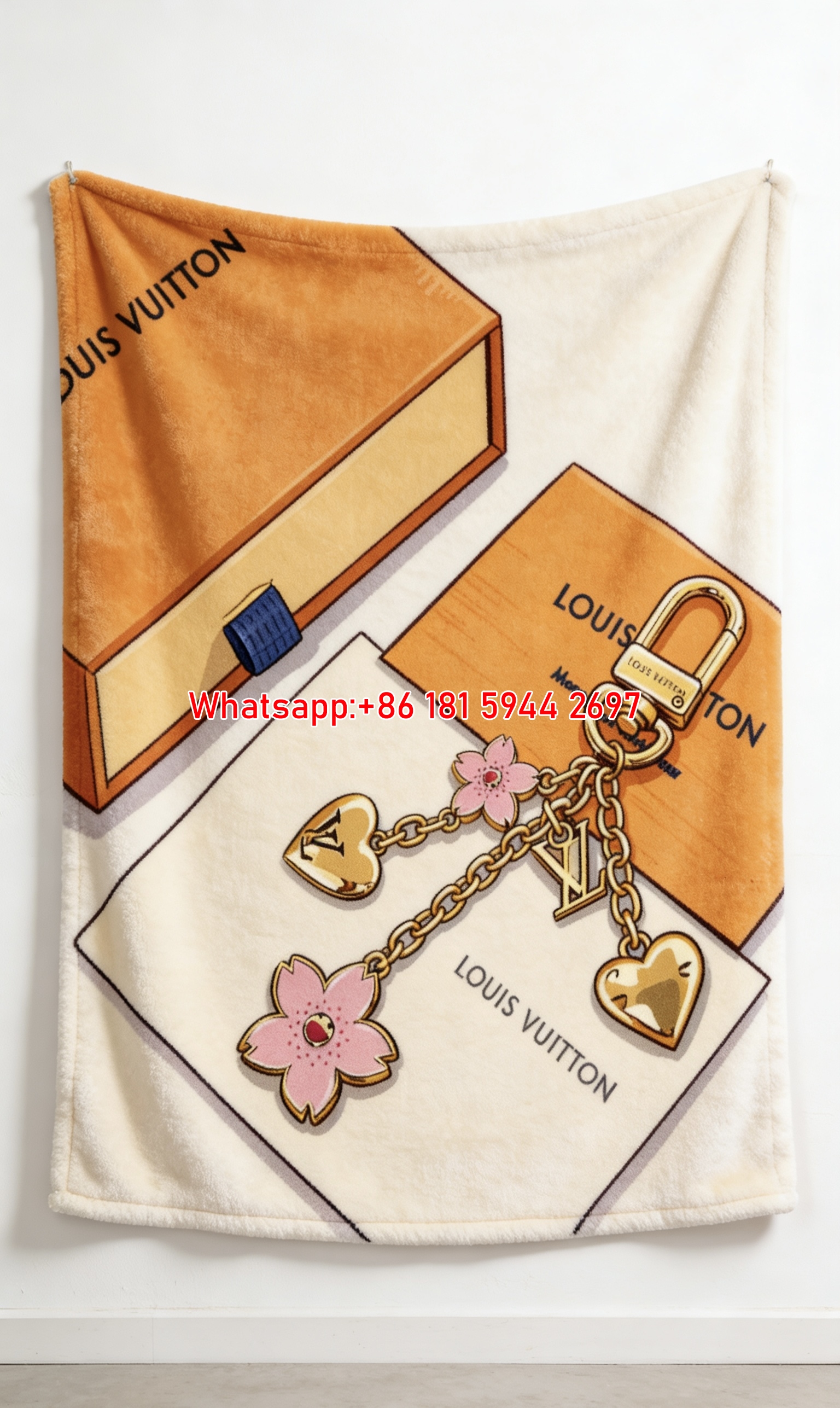 LV Cherry Blossom Charms LV Sakura Heart IMG_3303